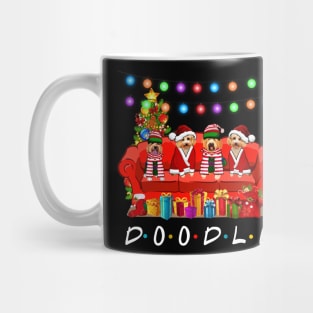 Friends Doodle Merry Christmas Sweatershirt Mug